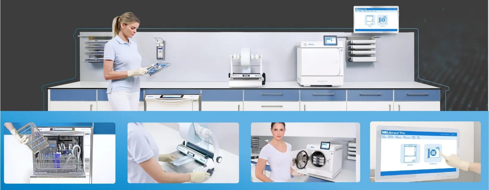 Neu im Sortiment: MELAG - 
Alles für Ihren Sterilisationsprozess